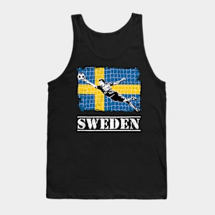 Sweden Soccer Supporter Goalkeeper Shirt Tank Top